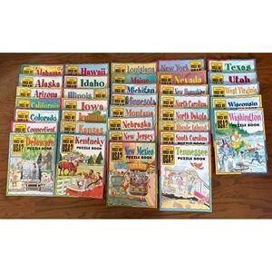 HUGE LOT of 35 Highlights Magazines Which Way USA Various States Activity Books